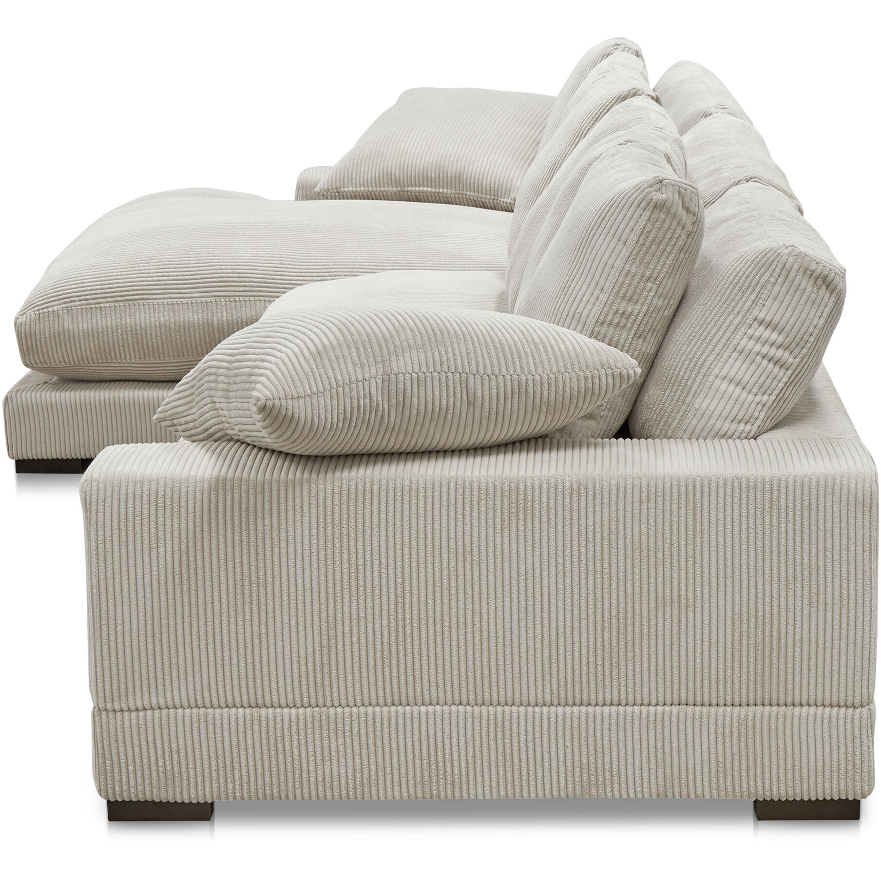 Plunge Brown Sectional, Large